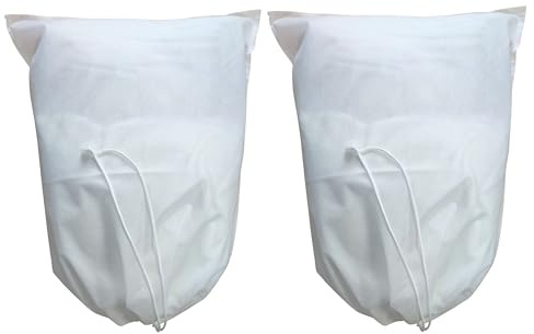 EraGreen Lot de 2 housses de protection hivernales 80 cm x 120 cm - 50 g/m² - Protection hivernale pour plantes en pot - Protection contre le gel pour plantes - Toison antigel