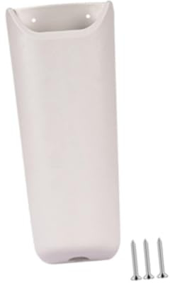 AsrMyjcx Winch Handle Holder with Drainage Holes Self Draining Universal Storage Winch Handle Pocket Organizer for Sailing Boat, White