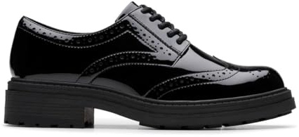 Clarks Orinoco3 Derby Womens Black Pat, 3