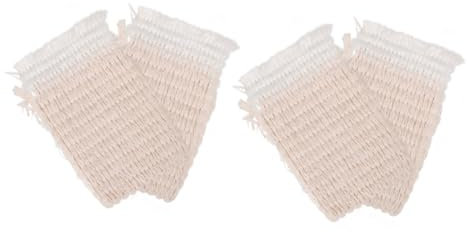 MAGICLULU 4pièces Lot de Mèches Coton pour Lampes à Pétrole Et Poêles à Pétrole Mèches De Rechange pour Brûleurs De Lampes