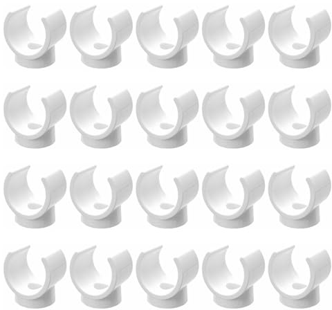 Collier de serrage en PEX, 20 1/2 pouces PVC tuyau et colliers de serrage, outil de serrage de tuyaux en plastique en forme de U, support de tuyau en plastique, outil de serrage de tuyau de support de