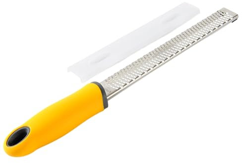 Rallador de acero inoxidable - Rallador de queso multifunción, utensilio de cocina portátil | Zestor de mano, molinillo de alimentos con uso diario en cocina, rallador de limón y queso parmesano