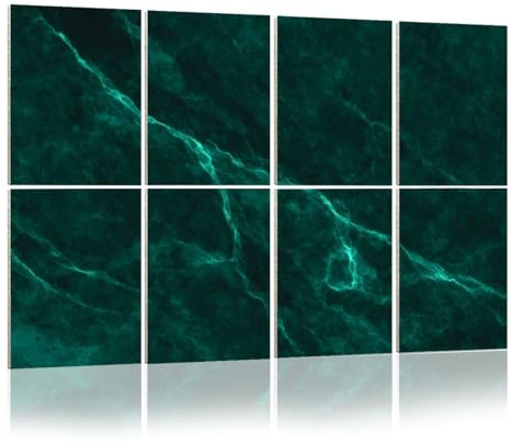 8 Pack Acoustic Foam Panels Sound Proofing Panels dark green marble texture top view Acoustic Wall Panel Soundproofing for Livingroom Nursery Room Decor
