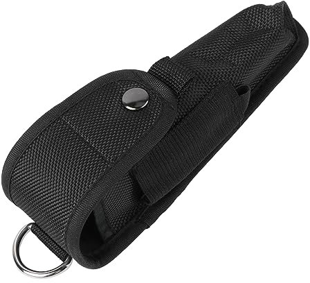 Gatuida 1 Pièce Pochette de Transport pour Poche Nylon avec Crochet de Suspension Accessoire pour Activités Plein Air Compatible avec Ceinture à Noir