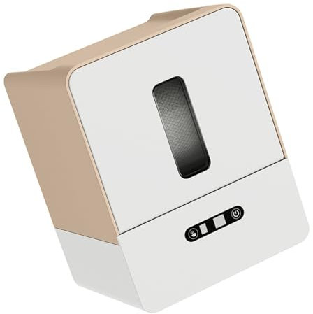 Dispensador automático de toallas de papel montado en la pared debajo de gabinetes, tecnología de sensores inteligentes para baño, cocina, oficina