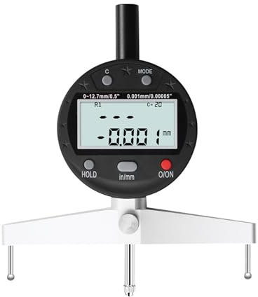 Jauge de rayon numérique pour une mesure précise, outil électronique avec mâchoires interchangeables, idéal pour l'ingénierie et le travail des métaux
