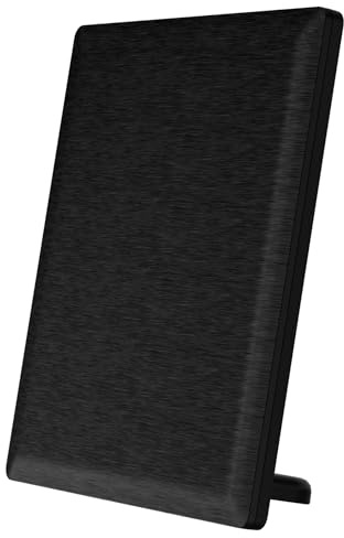 Axing TAA 4-00 DVB-T2 UKW DAB Antenne für Innen & Außen aktiv mit Verstärker DVB-T FM VHF