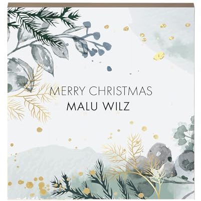 Malu Wilz Adventskalender, Beauty Adventskalender mit diversen Pflege- und Kosmetik-Produkten, 21 Ampullen + Mascara & Creme (Modell 2025)