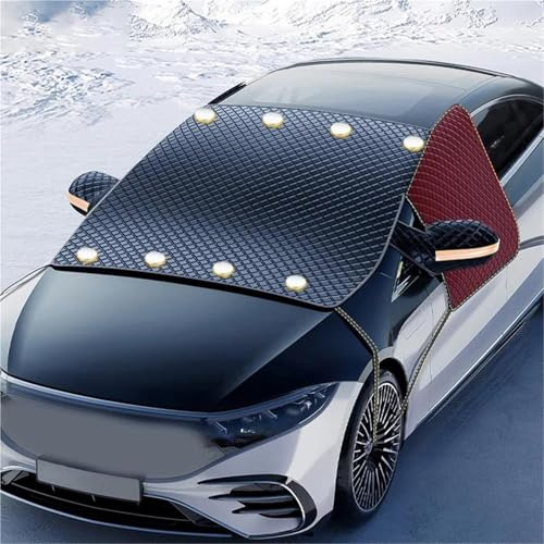 Cubierta del Parabrisas Cubierta Nieve Ventana Coche, Gruesa Magnética Parabrisas, Cubiertas Anticongelantes, Visera Solar De Cristal
