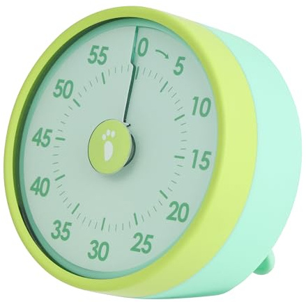 Temporizador de Cocina mecánico y magnético CHICGADGETS, Alarma Sonora, Temporizador magnético, Temporizador de Cocina para la Escuela y el Aula, 3 diseños: Astronauta, Lima, Conejo, 60 Minutos