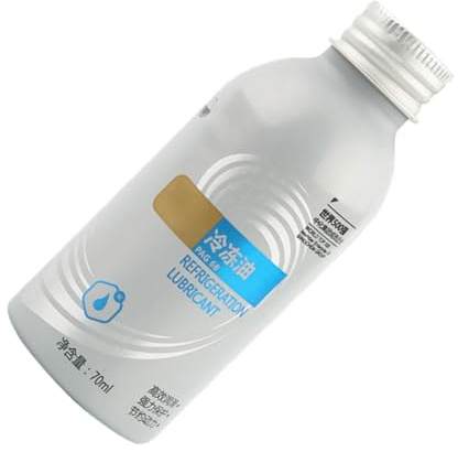 VILLCASE Aceite de Refrigeración para Coche 70ml Práctico Aluminio para Compresor de Aire Acondicionado Celebración Verano para Reducir de Enfriamiento