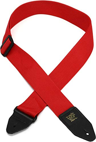 Ernie Ball Gitarrengurt aus Polypropylen, rot