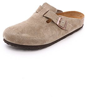 Birkenstock Unisex Boston Soft Footbed Taupe Suede Clog 43 N (US Women's 12-12.5)