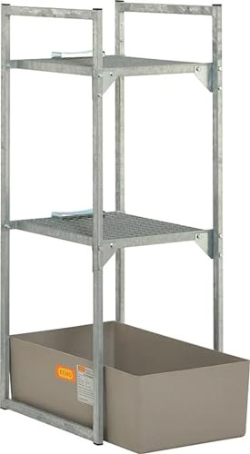 CEMO Fassregal Typ 120 + GFK-Auffangwanne