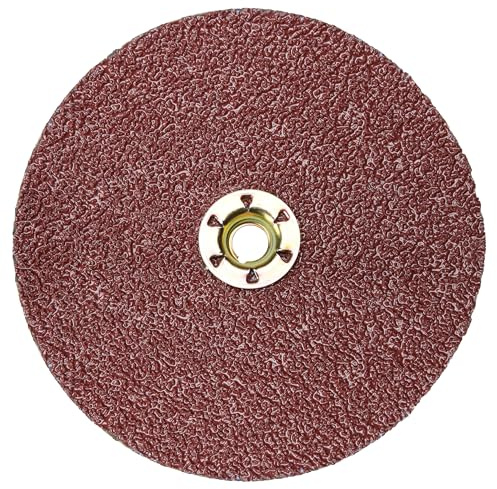 3M Cubitron II Fibre Disc 982C, Pack of 25, 4-1/2 in, TN Quick Change, 36+ Grit Precision-Shaped Grain Abrasive Discs, for Heavy Grinding, Deburring, Beveling, Finishing, and Weld Removal