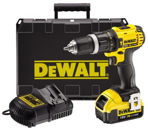 DeWalt 18V XR Lithium-Ion 2-Speed Combi Drill with 1 x 4Ah Battery