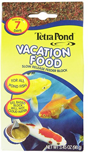 TetraPond 16477 Vacation Food Slow Release Feeder Block, 3.45 Ounce [2-Pack]