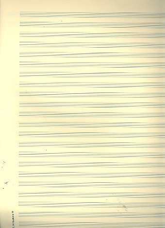 Star Notenschreibpapiere Rohde GmbH & Co. KG - Notenpapier, weiß, A4, 24 Systeme, 5 Bögen, 27x34 cm