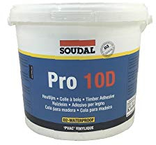 PRO 10D - Colle à bois blanche - Soudal - 5 kg