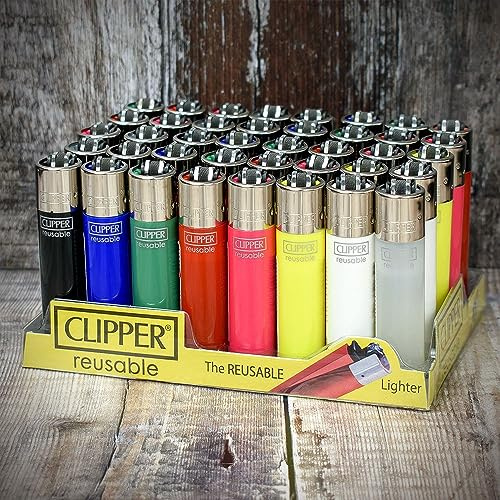 2 x Clipper Feuerzeug, normale Größe x 40.