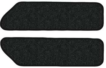 Fußmatten passend für VW T4 Typ 70, 7D 2-Sitzer Schaltgetriebe (Baujahr 1990-2003), Robust anthrazit | 2 Trittstufenmatten | Umrandung grau