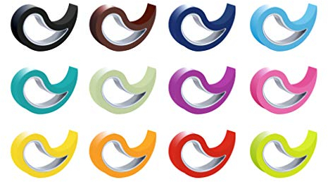 Stoppy, Stoppi, Fermafinestre, Fermafinestra, Fermaporte, Fermaporta, set di 12 disponibile in 4 varianti di colore (Assortiti)