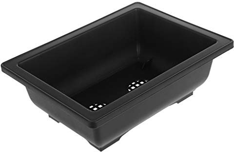 Huiouer Vaso da fiori rettangolare, in plastica, per balcone, per bonsai, 03