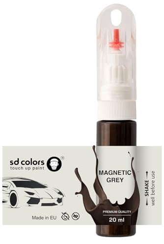 SD COLORS - Pennello magnetico per ritocchi, 20 ML, colore: Grigio