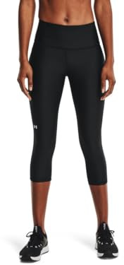 Under Armour Maglietta Funzionale a Maniche Corte, ad Asciugatura Rapida, con Taglio a Compressione, Carbone Chiaro Melange e Bianco