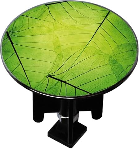 Ablaufgarnitur für Waschbecken, dekoriert, Design Blätter, XXL-Stöpsel 62 mm, für Standard-Waschbecken mit Reißverschluss.