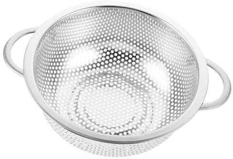 OUNONA 3pcs Stainless Steel Sink Strainer Basket Drain Storage Fruit Vegetable Cleaning Multi-Purpose Kitchen Hanging Filter Basket Diameter