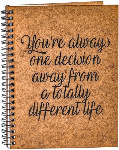 Terminkalender A5 personalisiert DIN Lemn – You're always one decision away
