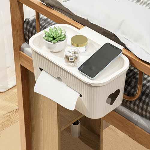 AYGCI Bett Organizer Zum Einhängen, Hängebett Organizer Aufbewahrungskorb Nachttisch Caddy Tasche Bettablage für Zuhause, Büro, Schule, Wohnheim, Zimmer, Etagenbett