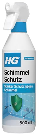HG Schimmelschutz, Anti-Schimmel-Spray, rutschfester Reiniger für Badezimmerfliesen, Fugen- und Silikonschutz, zur Reinigung & Vorbeugung von Schimmel - 500 ml