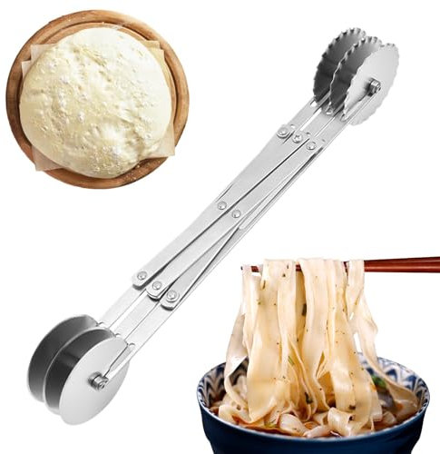 brooksnaji Rodillo cortador de pasta,Cortador de rodillo de pastelería - Herramientas de rueda para rebanar pasteles de pasta - Accesorios de cocina Cortador de fideos para hacer pasta para