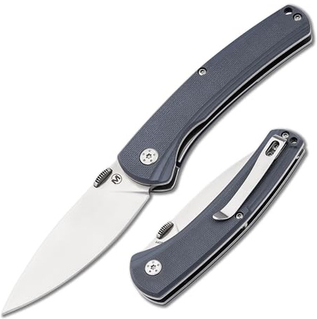 Magnum® Huayna Blue - stabiles Einhandmesser mit Daumen-Scheibe - robustes Klappmesser mit Liner-Lock - edles Taschenmesser mit blauem G10 Griff - leichtes Gentleman Messer mit Clip