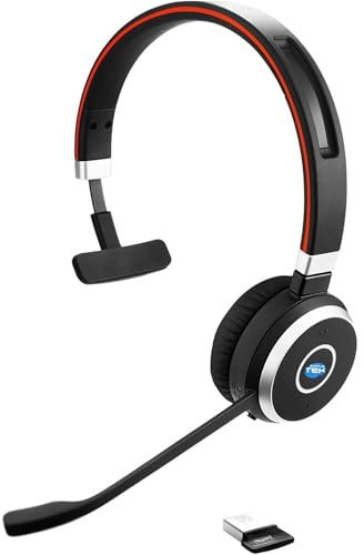 SIMPLETEK - Auriculares Bluetooth con receptor (6593-829-409) | Incluye cable micro USB a USB-A y bolsa de viaje
