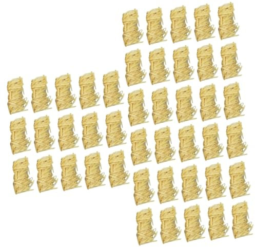 TOYANDONA 3sets Natural Wooden Fire Starters for Outdoor Camping Indoor Fireplaces Quick Lighting Firelighters for Bbq Picnic Emergency Use Compact Lightweight Design Reliable Heat 32pcs*3