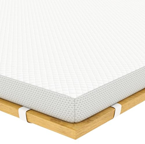 EGOHOME Matratzen Topper Memory Foam 90x200cm mit 5 cm Höhe, atmungsaktiver Matratzentopper, Matratzenauflage, Mattress Topper für Bett und Boxspringbett, Bezug Waschba