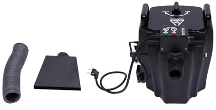 Trockeneisnebelmaschine Bodennebelmaschine 3500W Profi Nebelmaschine mit Großer Düse und Schlauch, 220V, Hohe Leistung für Starke Nebeleffekte, Tragbar und Sicher, 150m² Abdeckung