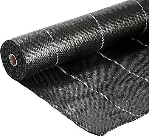 Heavy Duty Weed Control Fabric - U-V Stabilized Garden Membrane for Effective Weed Barrier and Ground Cover(0.5mx130m)