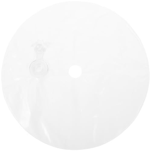 OSALADI Base per Sacca D’Acqua Bianca per Ombrellone da Spiaggia Borsa Porta Pesi Antivento in Plastica Leggera Base di Rinforzo Stabile per Cortile Ristorante e Area Ricreativa