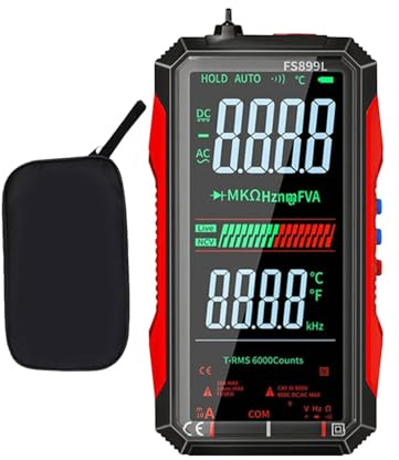 Multimètre avancé 8000 comptes Détection automatique NCV pour usage industriel Multimètre pour voiture et maison