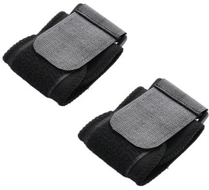 DSFIHJO Handledsbandage justerbar sport handledsbandage wrap bandage stöd gym rem kompression handledsskydd fitness skydd (svart (2 st)