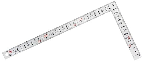 Shinwa: Zeichendreieck,/Latthammer Edelstahl 300 x 150 mm EP: 2 mm