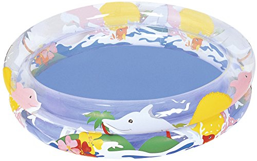 Bestway - Piscine gonflable pataugeoire enfant Sea Life diamètre 91 cm x 20 cm