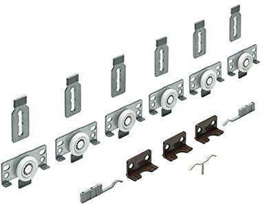Hettich 45235 Slide LINE 56-Beschlägegarnitur, TK 40 Kg,3 türig