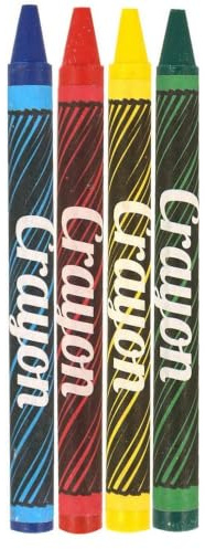 Henbrandt 6x Unicorn Wax Crayons