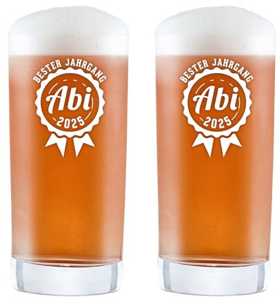 AMAVEL hantverk och veteölsglas Abitur