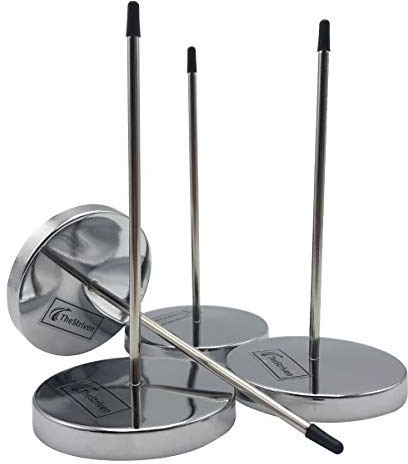 TheStriven 4 Stück Memo Halter Spike Papier Bill Gabel Schreibtisch Gerade Stange Restaurant Quittung Halter Schreibtisch Quittung Halter für Bill Gabel Stick und Papier Memo Halter Spike